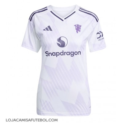 Camisa de Futebol Manchester United Joshua Zirkzee #11 Equipamento Secundário Mulheres 2025-26 Manga Curta Camisa de Futebol Manchester United Joshua Zirkzee #11 Equipamento Secundário Mulheres 2025-26 Manga Curta